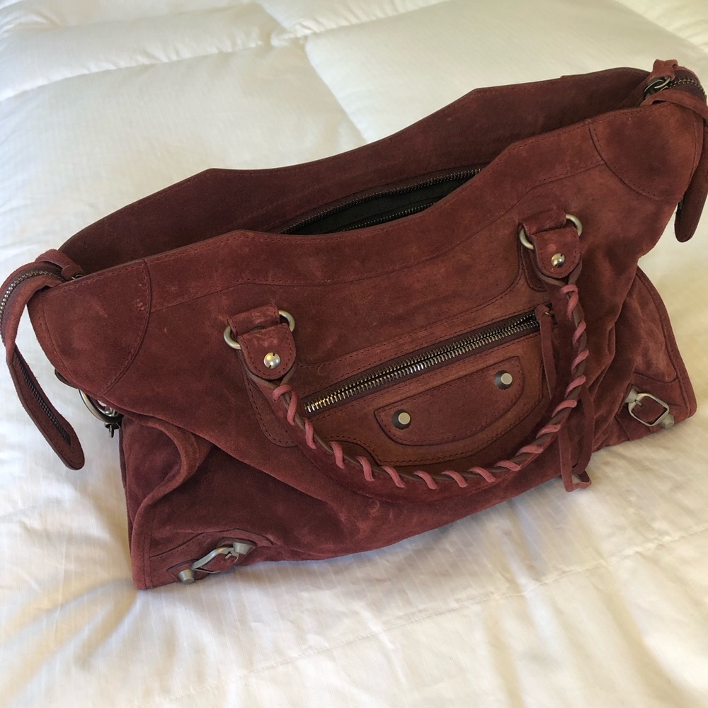 Balenciaga City Bag maroon